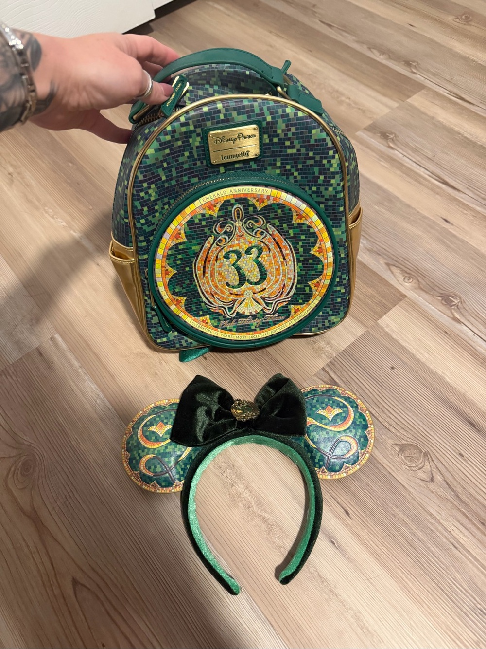 Disney Club 33 Loungefly Backpack with Matching Ears